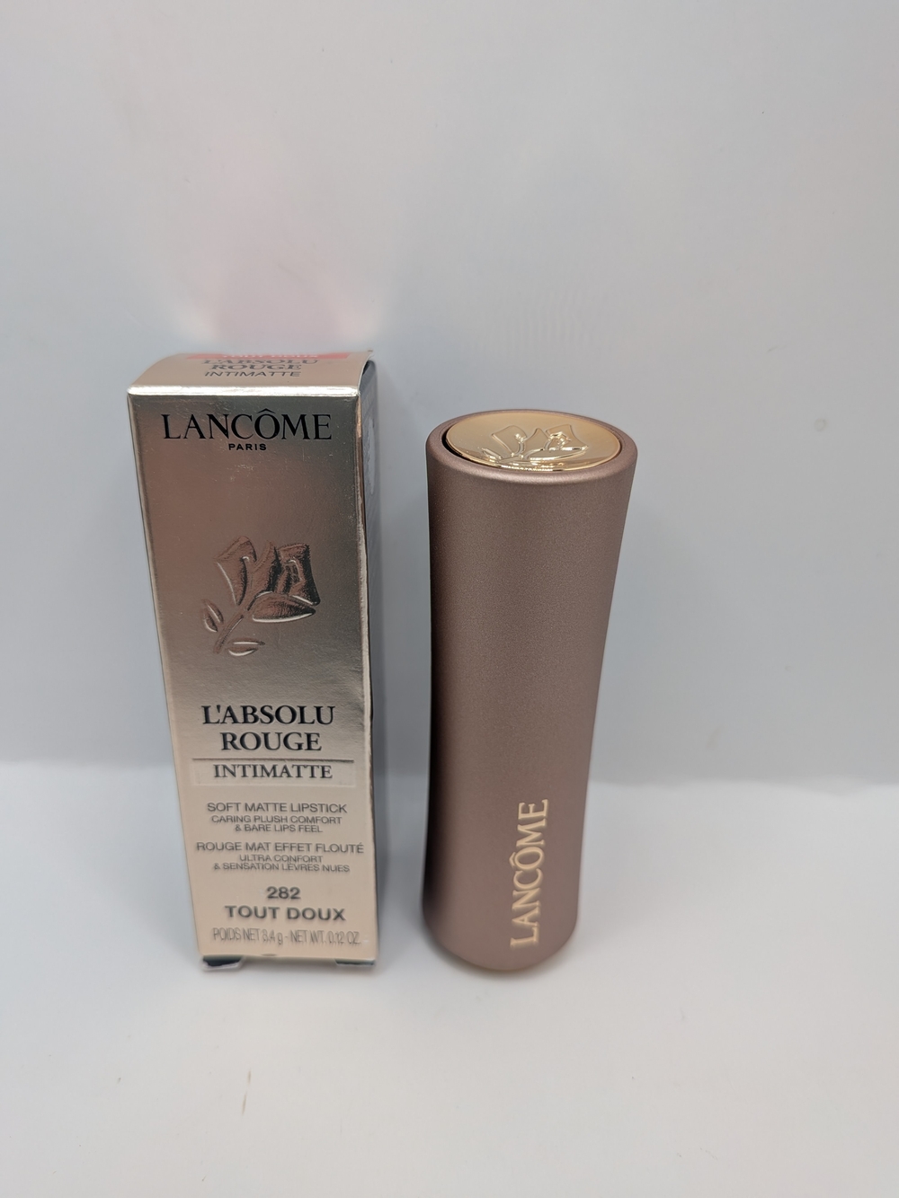 Lancôme L'Absolu Rouge Intimatte Lipstick - Mauve Pink - Picture 2 of 8